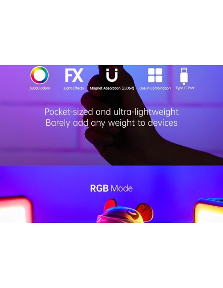 Litemons LED6R | Luz LED RGB de 6 W | Godox España