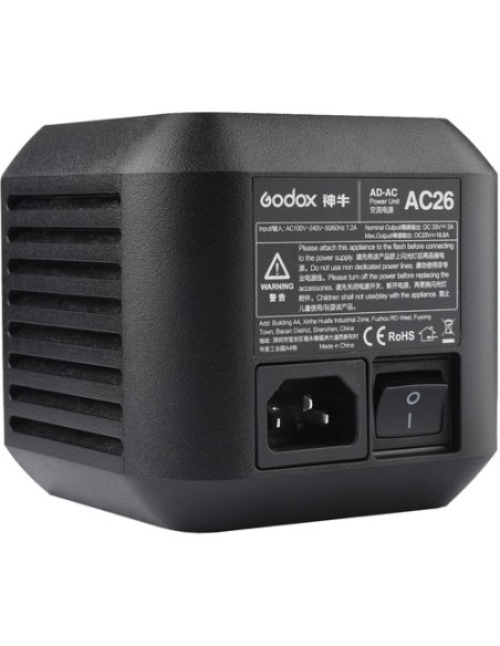 AC26 | Adaptador de red para AD600 Pro | Godox España