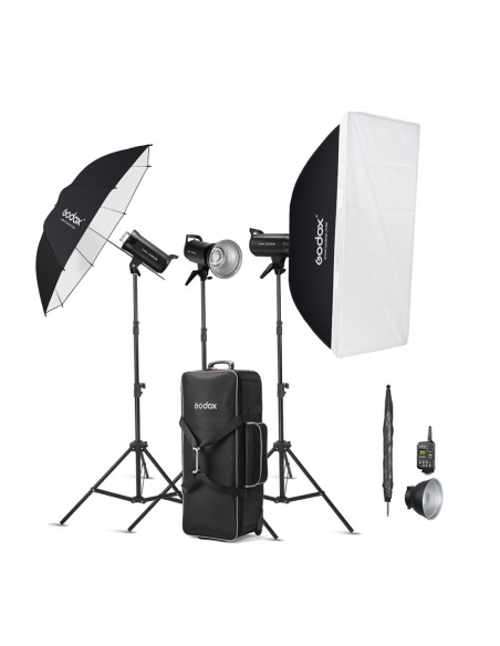 SK400IIV-D | Kit 3 flashes de 400 Ws | Godox España