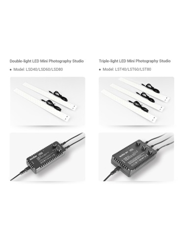 LST60 | Cubelite 60 cm con 3 tiras LED | Godox España