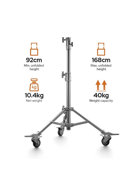 SA5015 | Trípode de acero con ruedas 40 kg | Godox España