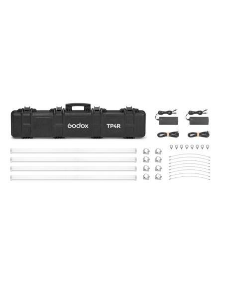 TP4R-K4 | Kit de 4 tubos LED pixel RGB | Godox España