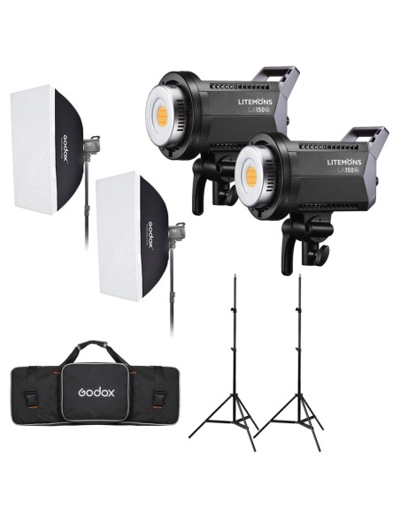 LA150Bi-K2 | Kit de 2 focos LED bicolor | Godox España