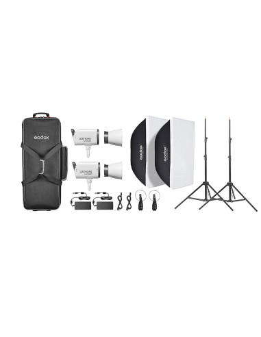 LA150R K2 | Kit 2 focos LED RGB 165 W | Godox España