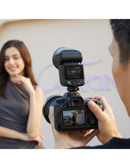 Godox V1 Mid Canon | flash TTL redondo | Godox España